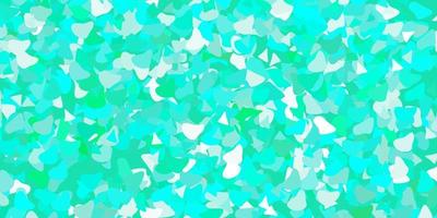 Light green vector background with random forms.