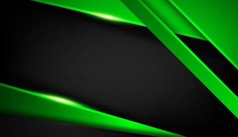 blank overlap shape layer effect decoration. abstract dark metallic green black frame layout design tech innovation concept background with glitters and light effect - vector