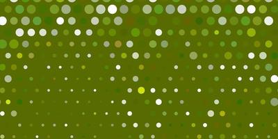 Light green vector template with circles.