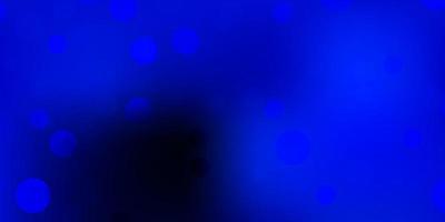 Dark blue vector background with random forms.