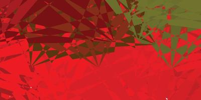 Dark Green, Red vector texture with memphis shapes.