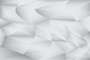 Abstract white and gray color, modern design background with geometric shape. Vector illustration.