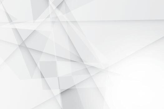 Abstract white and gray color, modern design background with geometric shape. Vector illustration.