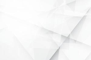 Abstract white and gray color, modern design background with geometric shape. Vector illustration.