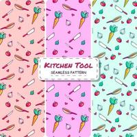 Kitchen Tool Seamless Pattern vector