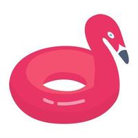 Icon of rubber duck tube, editable vector