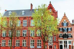 Beautiful tranquil scene of the city Amsterdam. photo