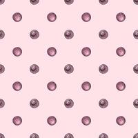 Glass balls seamless pattern. Decorative shapes background. vector
