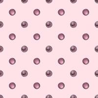 Glass balls seamless pattern. Decorative shapes background. vector