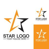 star logo template vector icon illustration design-vector