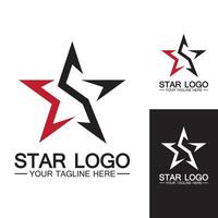 star logo template vector icon illustration design-vector