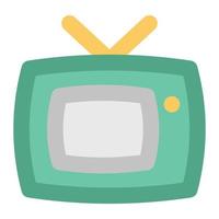 Trendy Tv Concepts vector