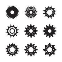 Gear icon vector set. clockwork illustration sign collection. Mechanics symbol.