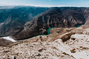 sulak canyon.chirkeyskaya hpp.naturaleza del cáucaso.las vistas del cáucaso foto