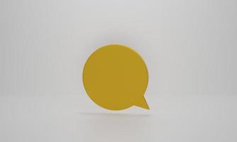 Chat bubble icons or speech bubbles sign symbol on white background. Concept of chat, communication or dialogue photo