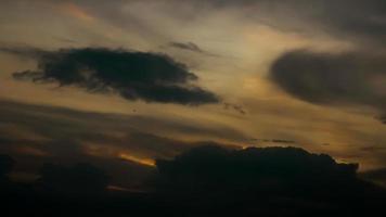 Dramatic view of natural twilight sky photo