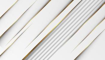 luxury golden light lines with white gray background vector