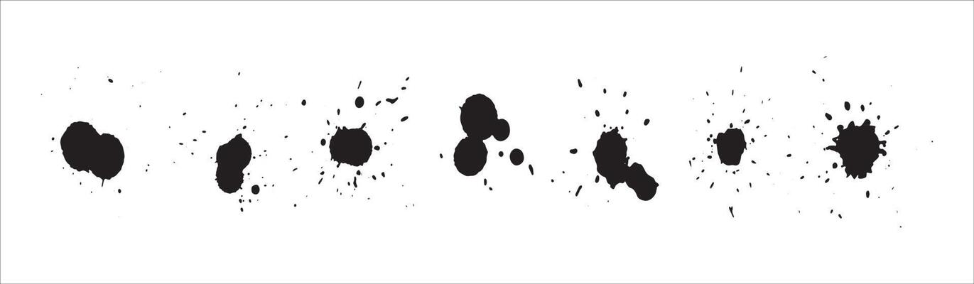 grunge blots vector