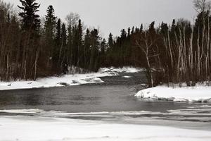 Open water in early spring photo