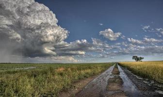 Prairie Road Storm Clouds photo