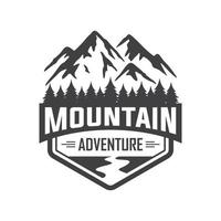 Mountains logo design vector template