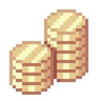 Coin. Pixel Art Business Icon