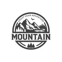 Mountains logo design vector template