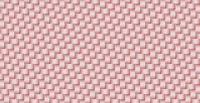 Panoramic red wicker background, repeating elements - Vector