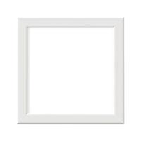 White frame isolated on white background vector