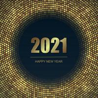 2021 New Year background. Festive premium design template for ho vector