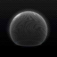 Energy force field, bubble shield Template for your design vector