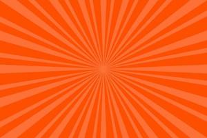 Colorful orange ray star Pattern Background. Sunburst radial backdrop vector