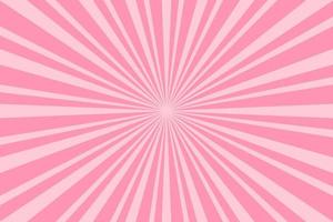 Colorful pink ray star Pattern Background. Sunburst radial backdrop vector