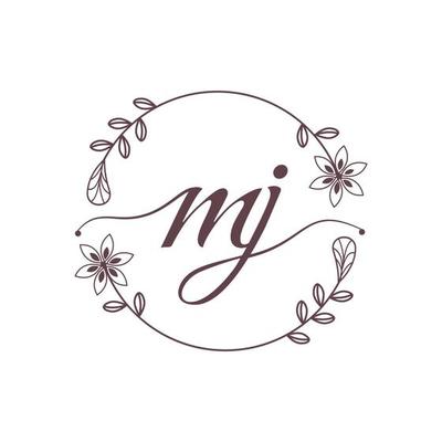 Decorative luxury floral frame wedding logo