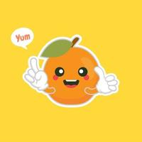 apricot fruits emotion, emoji characters for healthy food design.Colorful friendly apricot fruit. Cute funny personage. Flat design. For children product. vector