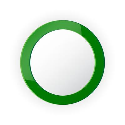 green circle blank road sign