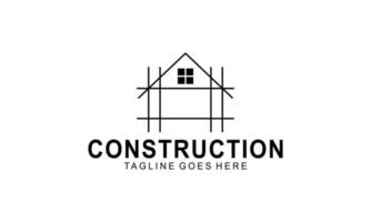 construction logo. building construction logo