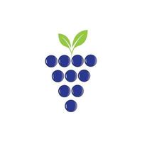 Grapes vector icon illustration design background