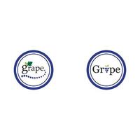 Grapes vector icon illustration design background