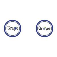 Grapes vector icon illustration design background