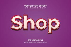 vector text effect with striped line effect.