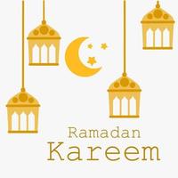 ilustración vectorial ramadán kareem vector