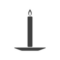 candle icon vector. flat shapes, templates for many uses vector