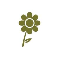 flat shape flower icon vector. templates for various uses such as web, logo embellishment, and more vector