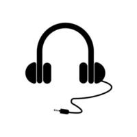 headphones icon vector. tools for listening to music. templates for various uses in music vector