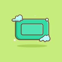 cute soap illustration vector