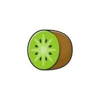 icono de dibujos animados de kiwi vector