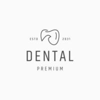 Bird head with tooth logo icon design template vector
