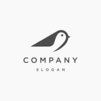 Bird logo icon design template vector