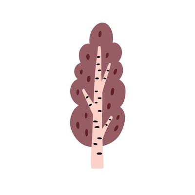 Tree birch doodle
